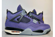  Air Jordan 4 Retro Lakers Imperial Purple