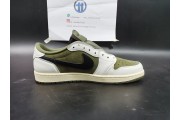 Travis Scott x Air Jordan AJ1 Low "Medium Olive" 