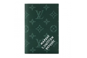 Louis Vuitton green Passport Holder Travel Luxury Accessory Wallet
