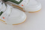 Louis Vuitton Trainer Green and White