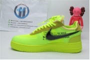 Nike Air Force 1 Low Fluorescent Green OFF WHITE