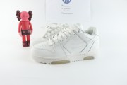 OFF-WHITE Out Of Office OOO Low Tops White Light Pink