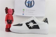 Star White  and Black sneaker