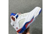 Jordan 5 Retro Fire Red Black Tongue