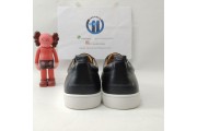 Christian Louboutin Louis Junior Leather Trainers Black
