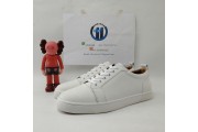 Christian Louboutin Louis Junior Leather Trainers White