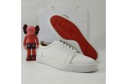 Christian Louboutin Louis Junior Leather Trainers White