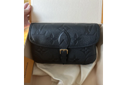 Louis Vuitton Black Empreinte Leather Diane NM Bag