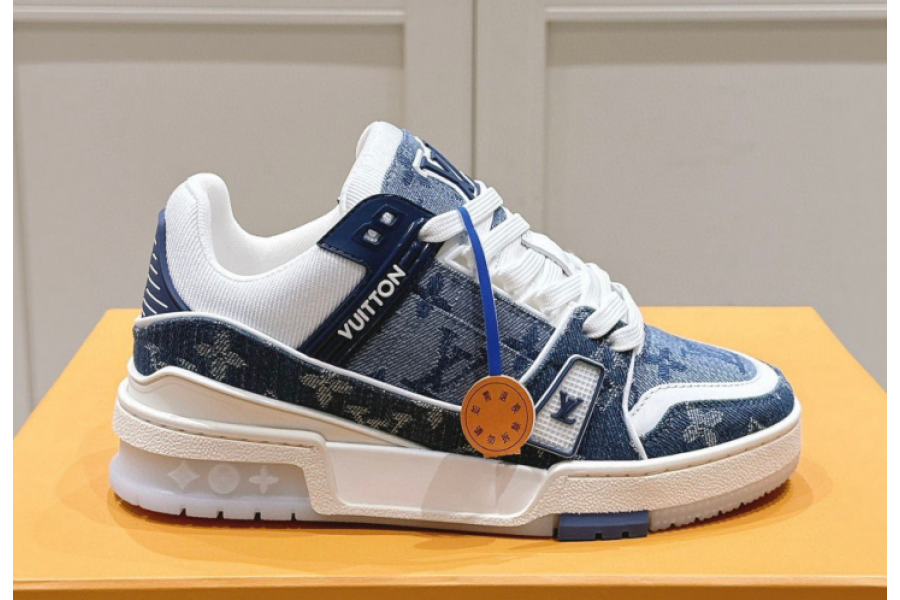 Louis Vuitton LV  Low Trainers Blue