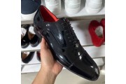 Christian Louboutin Men Black Leather