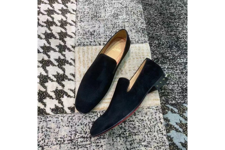 Christian Louboutin Men Black Shoes