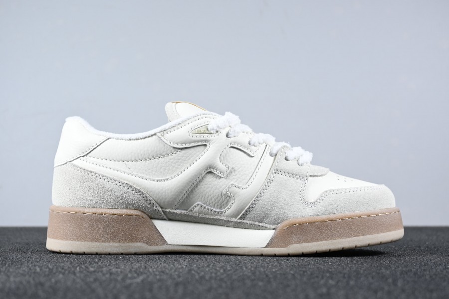 Sneakers Fendi Match Cuir Blanc