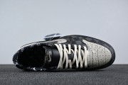 VL x Air Jordan 1 Retro Checked Black Trainers 