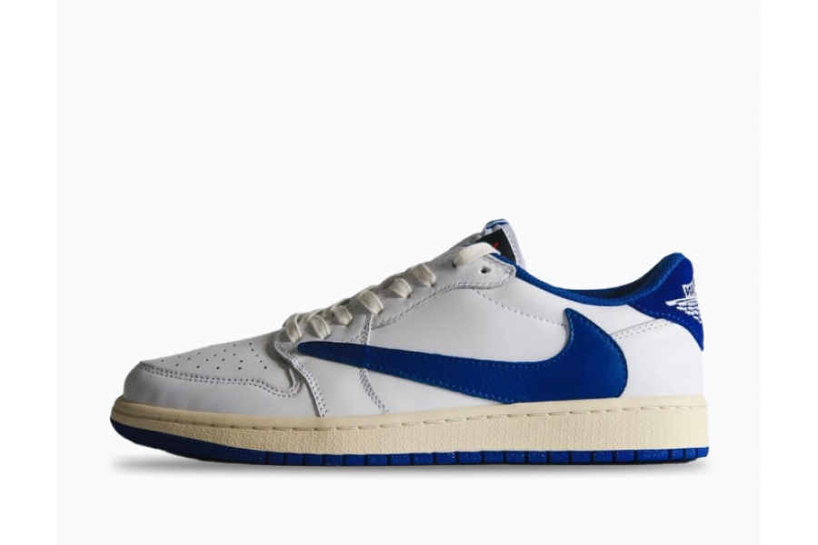Travis Scott x fragment design x Air Jordan 1 Low OG 'Military Blue'