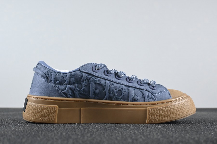 Stone Island x Dior B33 Skateboard Shoes "Blue"