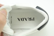 Prada Downtown Leather Low-top White Runner Sneakers Sporty Casual Shoes
