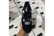 Air Jordan 4 Retro Black White