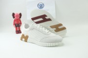Hermes Paris Veau Pompei White Brown