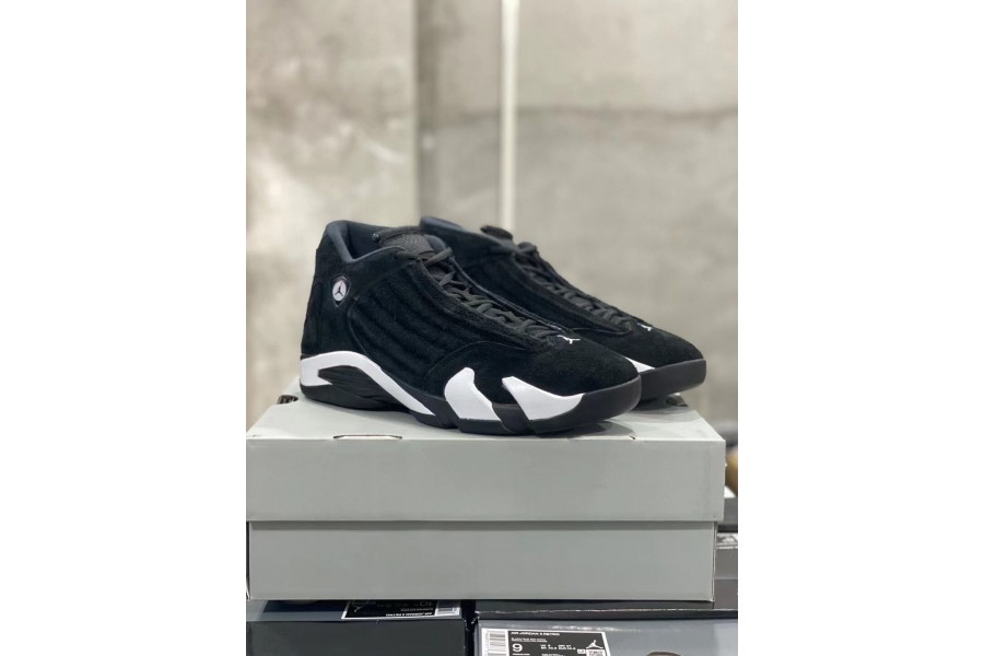 AIR JORDAN 14 BLACK/WHITE 