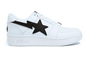 A Bathing Ape Bapesta M1 Low 'White Black'