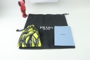 Prada Downtown Leather Low-top Black Runner Sneakers Sporty Casual Shoes