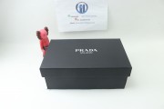 Prada Downtown Leather Low-top Black Runner Sneakers Sporty Casual Shoes