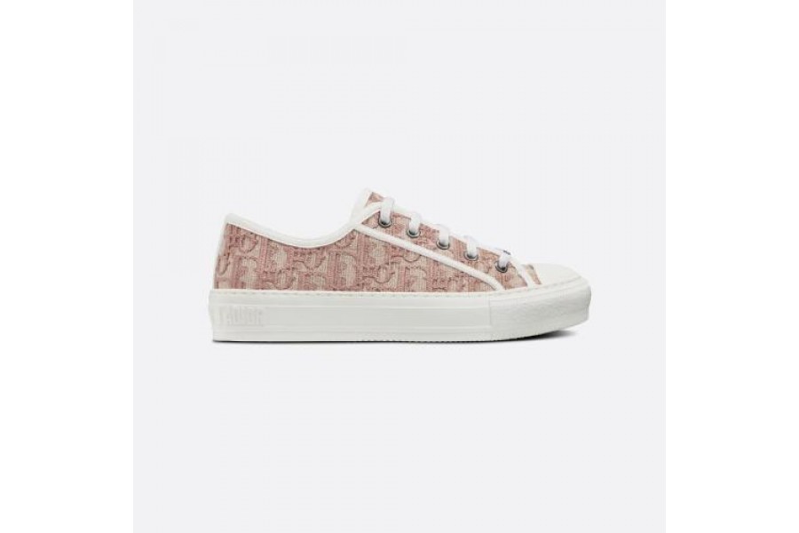 Walk'n'Dior Sneaker Nude Dior Oblique Embroidered Cotton