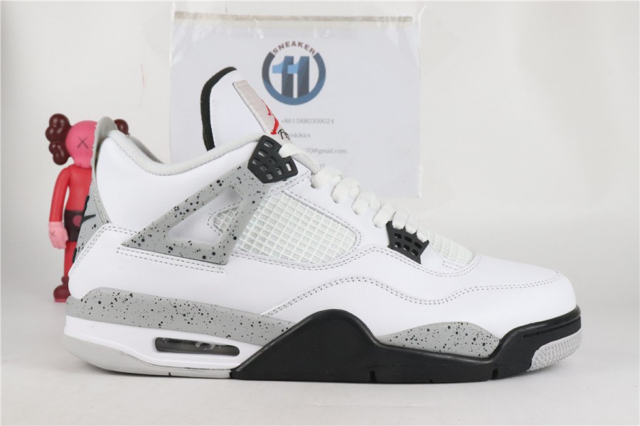 Air Jordan 4  White cement