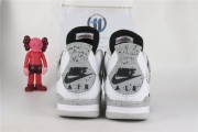 Air Jordan 4  White cement