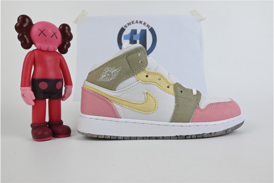 Jordan 1 Mid SE Pastel Vivid Green Grind