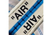 LJR Air Jordan 1 Retro High Off-White university blue