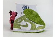 Jordan 1 Mid Green Python
