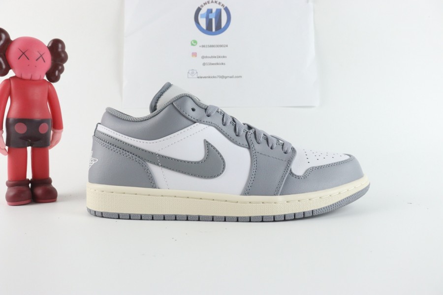 Air Jordan 1 Low Vintage Stealth Grey Men's -