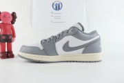 Air Jordan 1 Low Vintage Stealth Grey Men's -