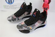 Air Jordan XXXIV Low PF Black White Mint Wave Point