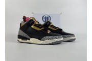 Air Jordan 3 "Black Cement Gold