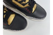 Air Jordan 3 "Black Cement Gold