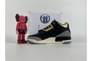 Air Jordan 3 "Black Cement Gold