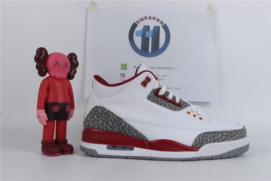 Jordan 3 Retro Cardinal Red
