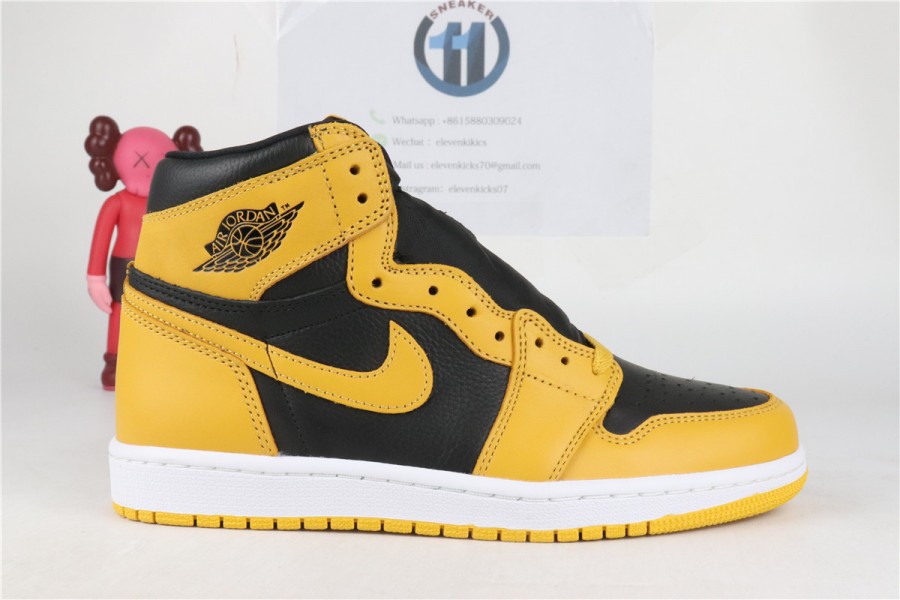 Air Jordan 1 High Retro OG Pollen Black White