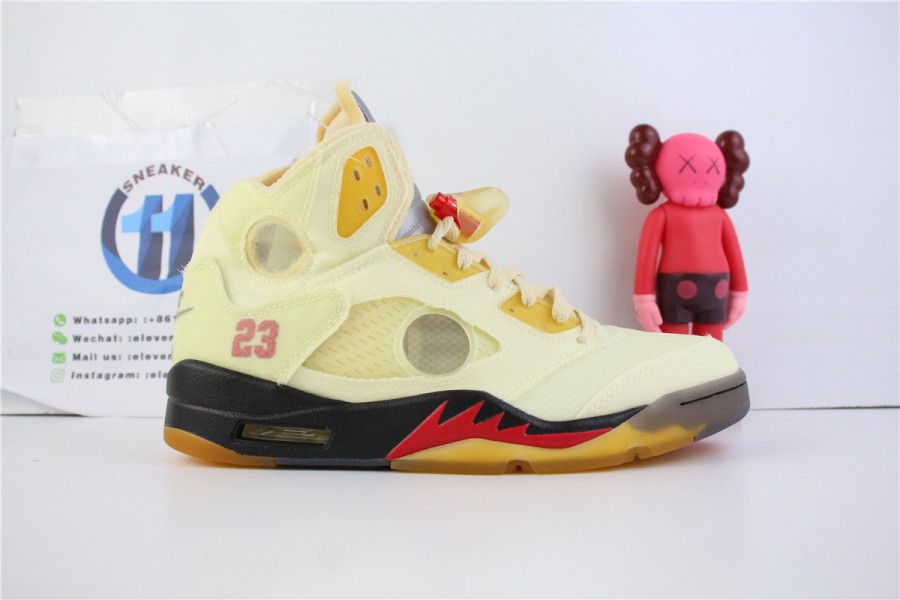Air Jordan 5 Off-White Sail