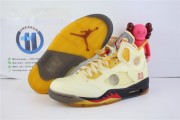 Air Jordan 5 Off-White Sail