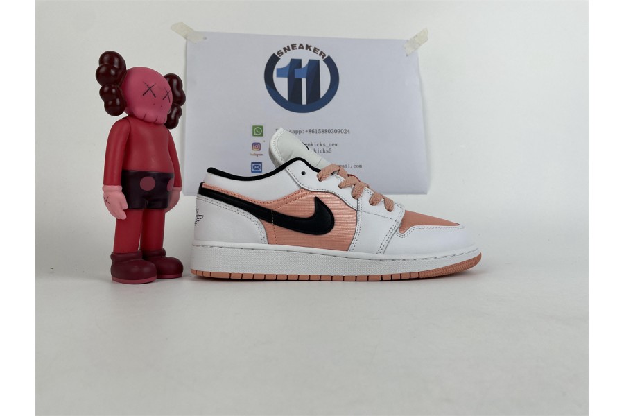 Jordan 1 Low White Light Madder Root (GS)