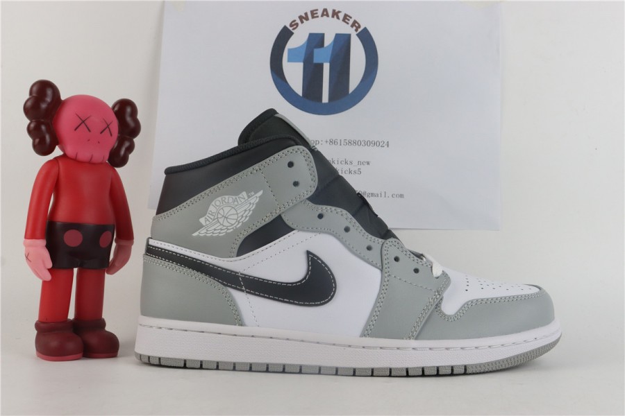 The Air Jordan 1 Mid Receives a "Light Smoke Grey" Colorway