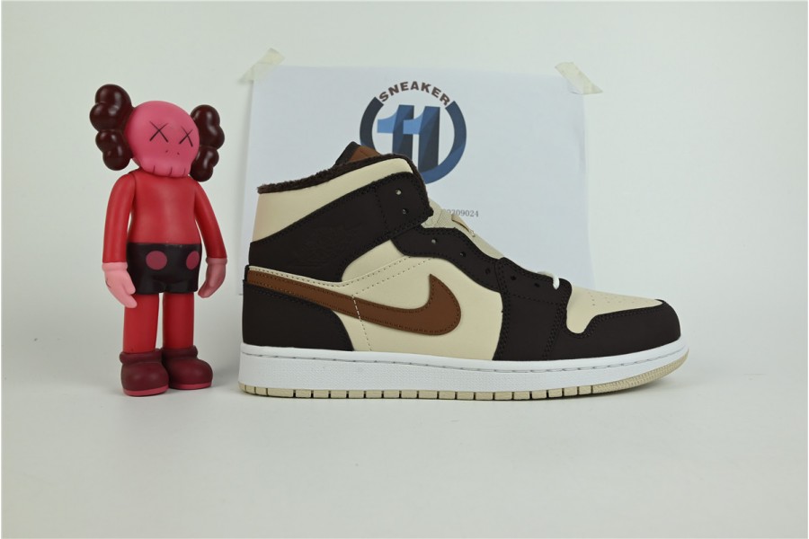 Jordan 1 Mid SE Brown Basalt Oatmeal