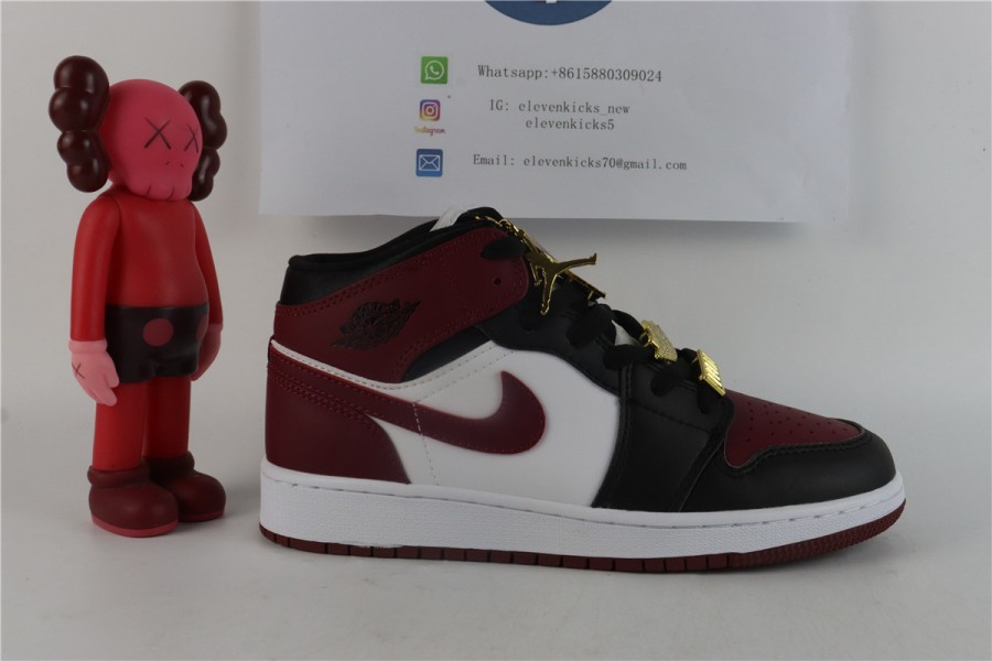 Jordan 1 Mid SE Black Dark Beetroot