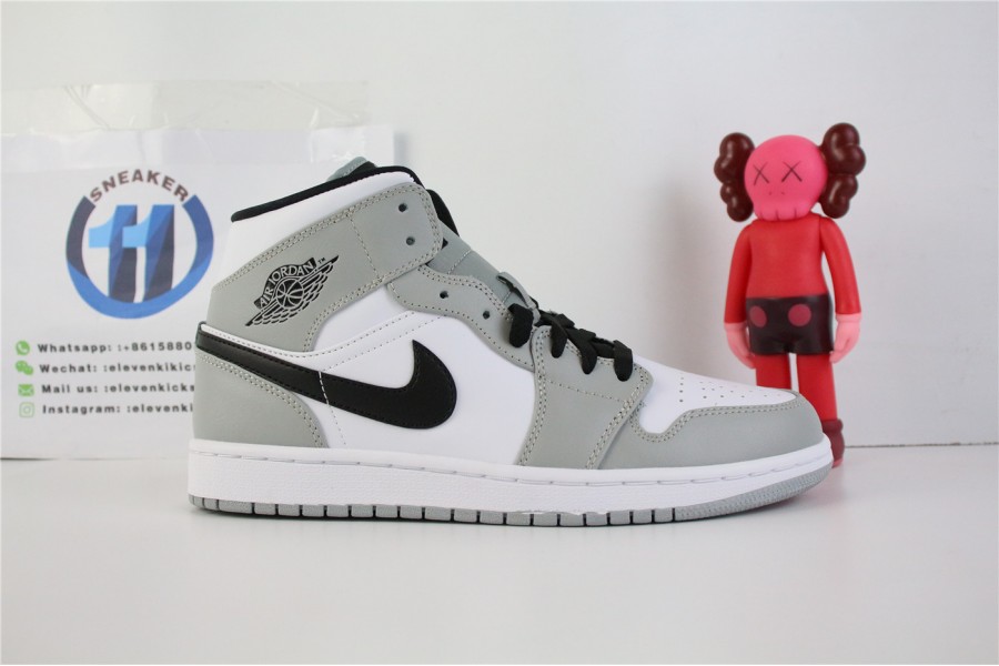 Jordan 1 Mid Light Smoke Grey
