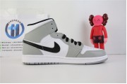 Jordan 1 Mid Light Smoke Grey