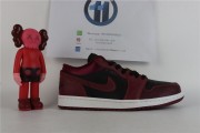 Jordan 1 Low Dark Beetroot Black