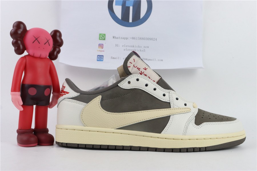Travis Scott x Fragment x Air Jordan 1 Low  Rerverse Mocha